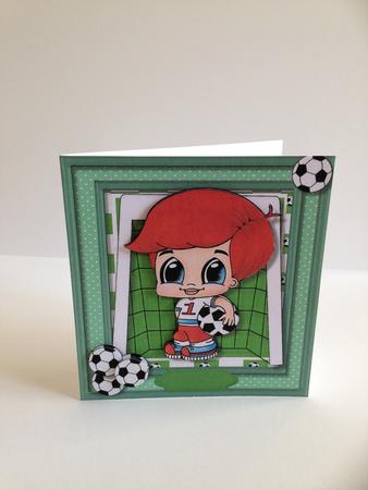 No 1 Football Fan by Ulla Skraedderdal