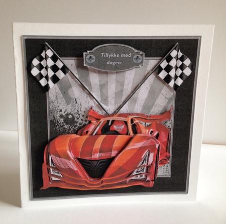 Super Fast Racing Car Mini Kit by Ulla Skraedderdal