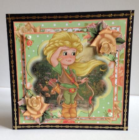 Keeper of the Forest Card Front Kit by Ulla Skraedderdal