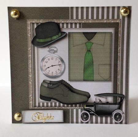 Male Card Fathersday by Ulla Skraedderdal