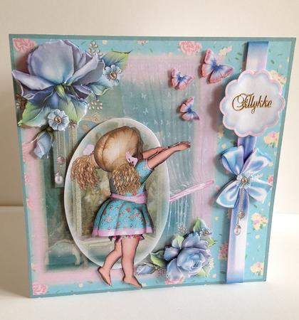 Chasing Butterflies Card Front Kit by Ulla Skraedderdal