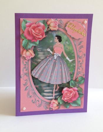 Fabulous Fifties with Downton Roses by Ulla Skraedderdal