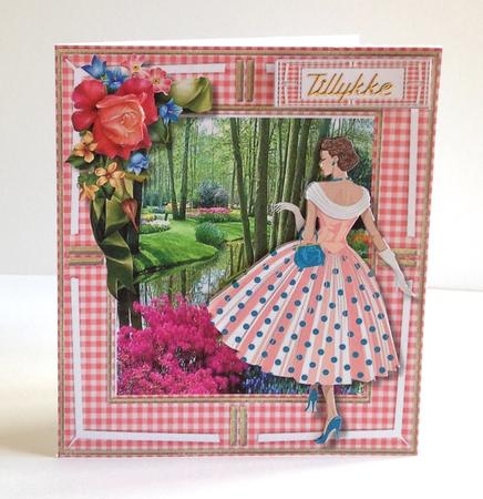 50s Lady a Day in the Park by Ulla Skraedderdal