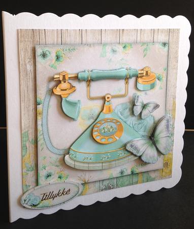 Floral Phone by Ulla Skraedderdal