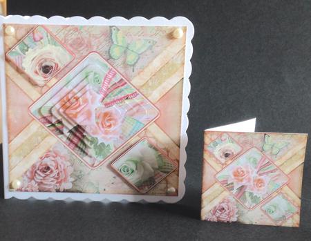 Cardtopper a Flower for You 364 by Ulla Skraedderdal