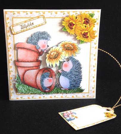 8x8 Sending You Pots of Love Mini Kit by Ulla Skraedderdal