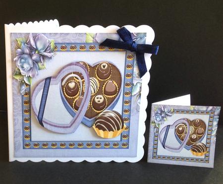 Cardtopper Sweet Chocolate 396 by Ulla Skraedderdal