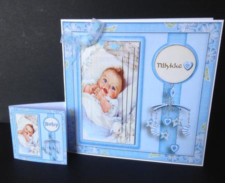 Cardtopper Baby Boy 415 by Ulla Skraedderdal