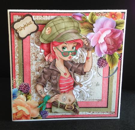 Cardtopper Hello There 543 by Ulla Skraedderdal