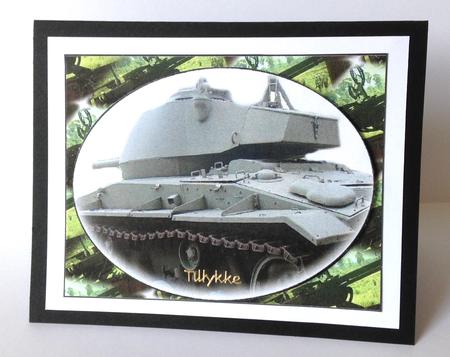 Us Wwii Tank by Ulla Skraedderdal