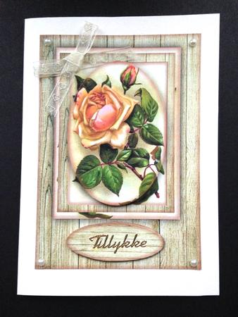 Vintage Sympathy Rose - 2 by Ulla Skraedderdal