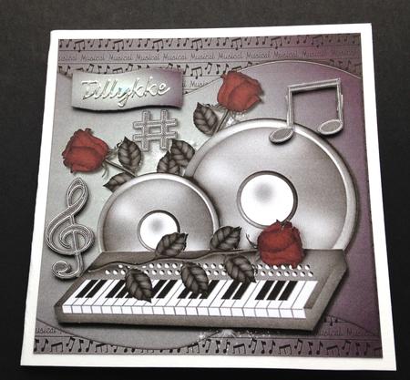 Jack the Builder 7x7 Card with Decoupage by Ulla Skraedderdal