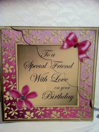 8 x 8 Floral Elegance Friend Birthday Scalloped Corner Kit by Valerie De Sousa