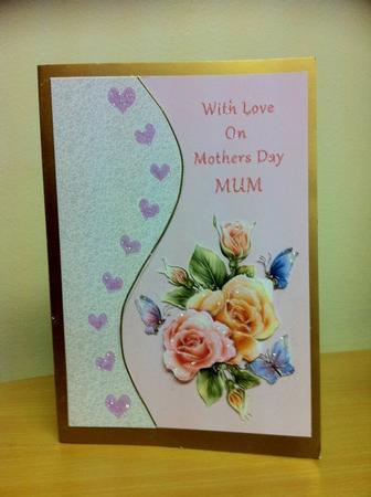 Roses & Butterflies - Happy Mothers Day by Valerie De Sousa