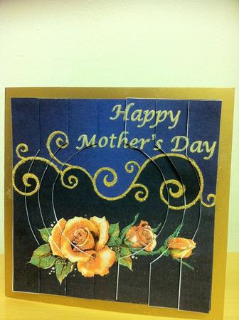 Mother's Day Floral Circle Stacker by Valerie De Sousa