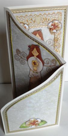 Garden Angel Cascade Sheet by Val Davis