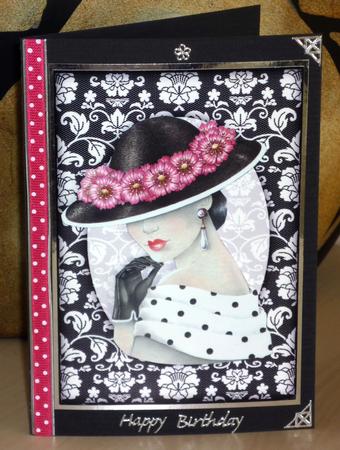 Soft Subtle Fancy Lace Frame Effect Card Fronts by VALERIE BOYLE