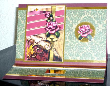 The Beauty of Vintage Card Topper & Stand by VALERIE BOYLE
