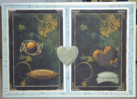 Gold & Green Card Kit by VALERIE BOYLE