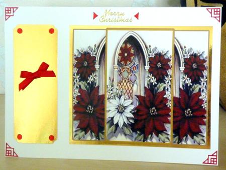 Poinsettia Gate Fold by VALERIE BOYLE