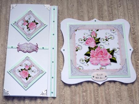 Set of Floral Toppers by VALERIE BOYLE