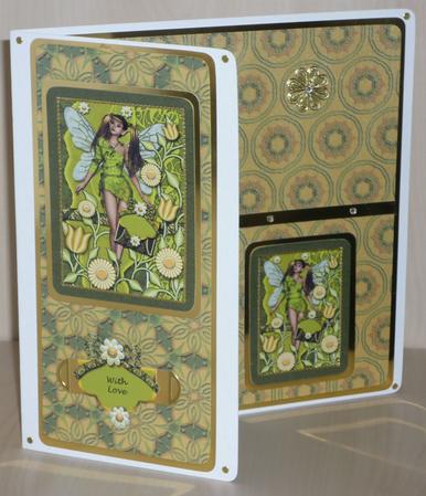 Trixie Faerie Lime Green Kit 6 Pages, Including Decoupage Step by Step by VALERIE BOYLE