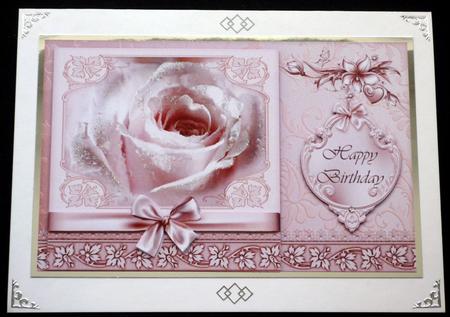 Pink Rose Topper by VALERIE BOYLE
