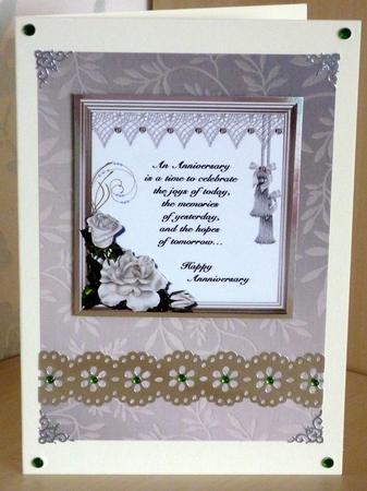 Elegant Metallic Words Matching Backing Paper by VALERIE BOYLE