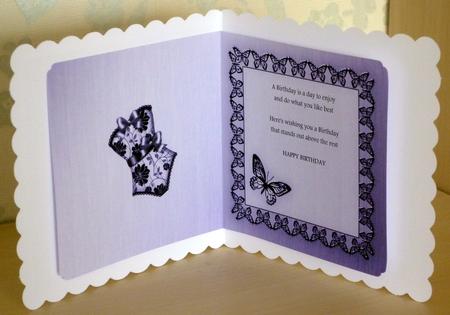 Elegant Boudoir Matching Insert Square Portrait by VALERIE BOYLE