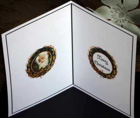 Father Christmas Vintage Insert1 by VALERIE BOYLE