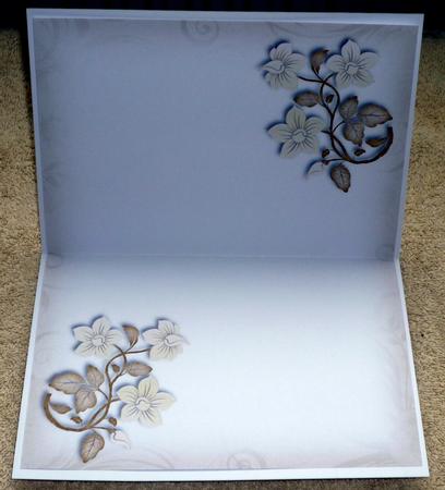 Oval Cross in Taupe A4 Insert by VALERIE BOYLE
