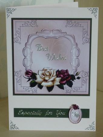 Special Rose Card Front by VALERIE BOYLE