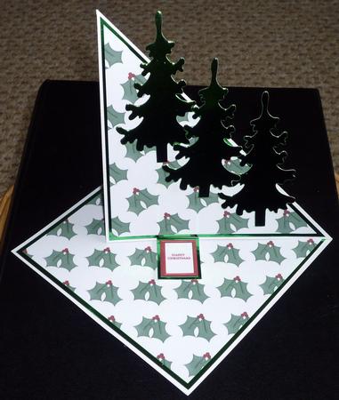 Holly Leaves and Berries Backing Paper by VALERIE BOYLE