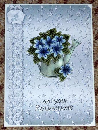 Floral Swirls N Lace Card Bases 4 by VALERIE BOYLE