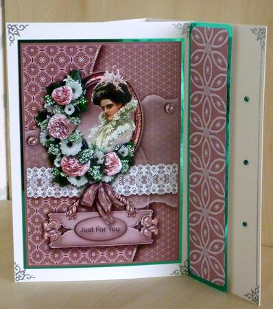 Beryl Vintage Cameo Pink Kit, 6 Pages, Including Decoupage Step by Step by VALERIE BOYLE