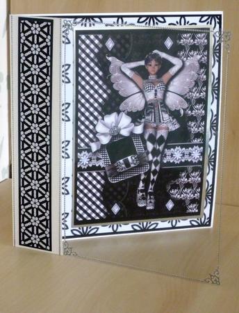 Nikki Faerie Black & White Kit, 6 Pages, Including Decoupage Step by Step by VALERIE BOYLE