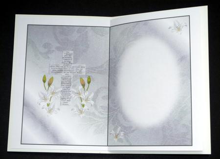 The Lord's Prayer on Cross 1a - Card Insert by VALERIE BOYLE