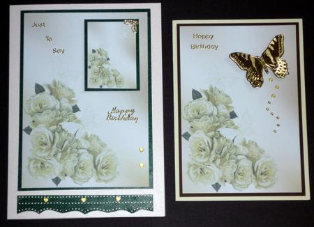Roses and Butterflies Sepia Backing Paper by VALERIE BOYLE
