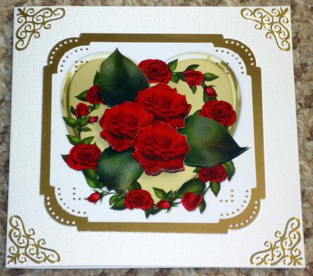 Roses for a Heart of Gold Quick Step by Step by VALERIE BOYLE