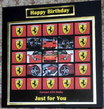 Ferrari Collage No. 1 by VALERIE BOYLE
