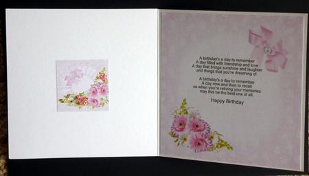 8x8 the Floral Spray Insert Plate by VALERIE BOYLE