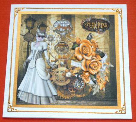 Steampunk Beauty and Roses Step by Step by VALERIE BOYLE