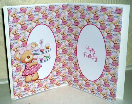 Cupcakes Teddy Bear Insert by VALERIE BOYLE