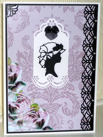 Cardfront Toppers Background Vintage by VALERIE BOYLE