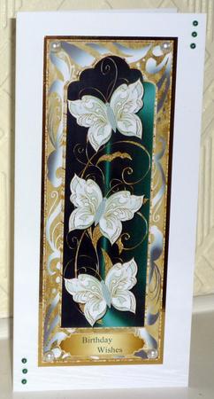 Grace Butterflies Dl Bookmark Topper 6 by VALERIE BOYLE