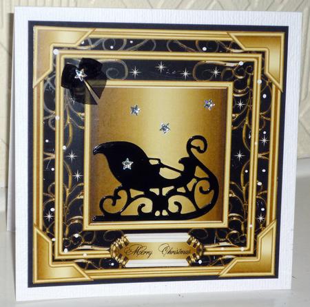 Inside the Frames Blank Christmas Topper 8 by VALERIE BOYLE