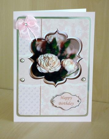 Beautiful Framed Flowers Pyramid by VALERIE BOYLE