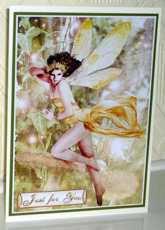 Forest Fairy Acantha Yellow by VALERIE BOYLE