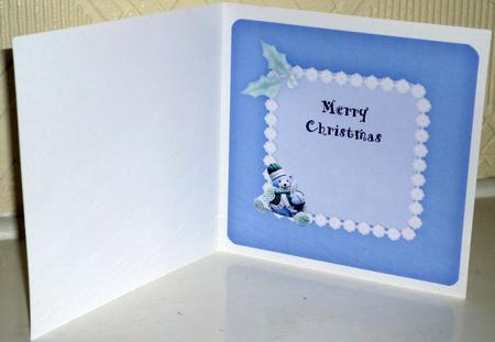 Baby Boy's Christmas Insert by VALERIE BOYLE