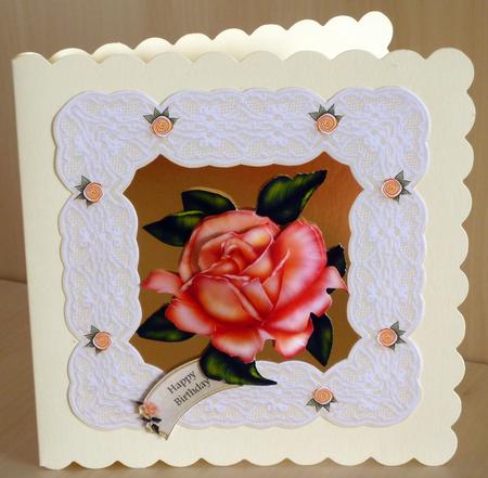 Victorian Wedding Gold Matching 8x8 Insert Plate by VALERIE BOYLE